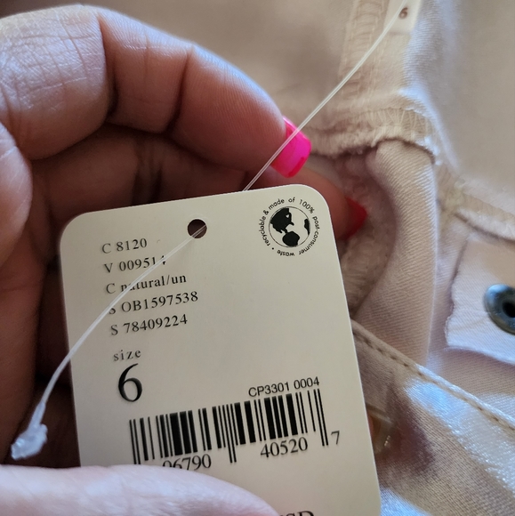 Free people say my name mini cargo skirt size 6 New with tags - Picture 5 of 8